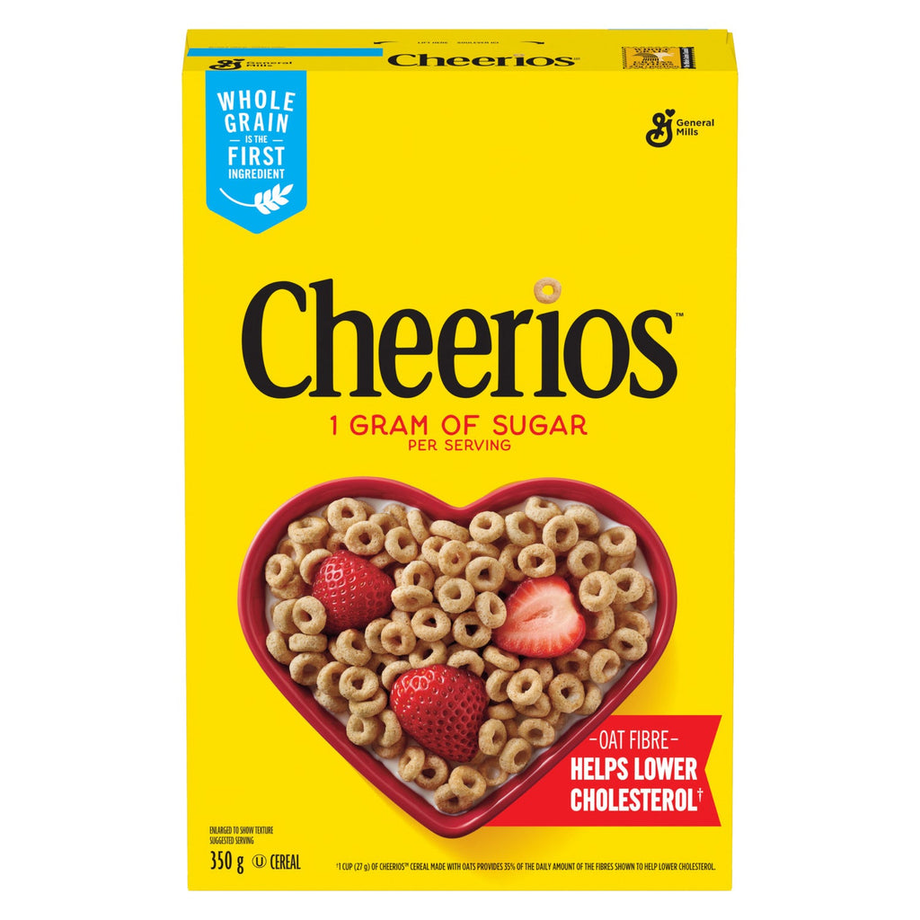Cereal Cheerio Yellow Box - 14 x 350 g - General Mills - Restaurant and Foodservice Ingredients - Canadian Distribution-0