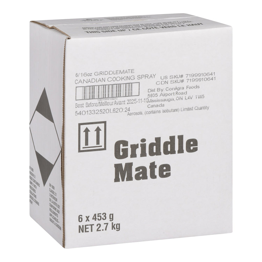 Pan Coating Spray Release - 6 x 16 oz - Griddle - Restaurant and Foodservice Ingredients - Canadian Distribution-1