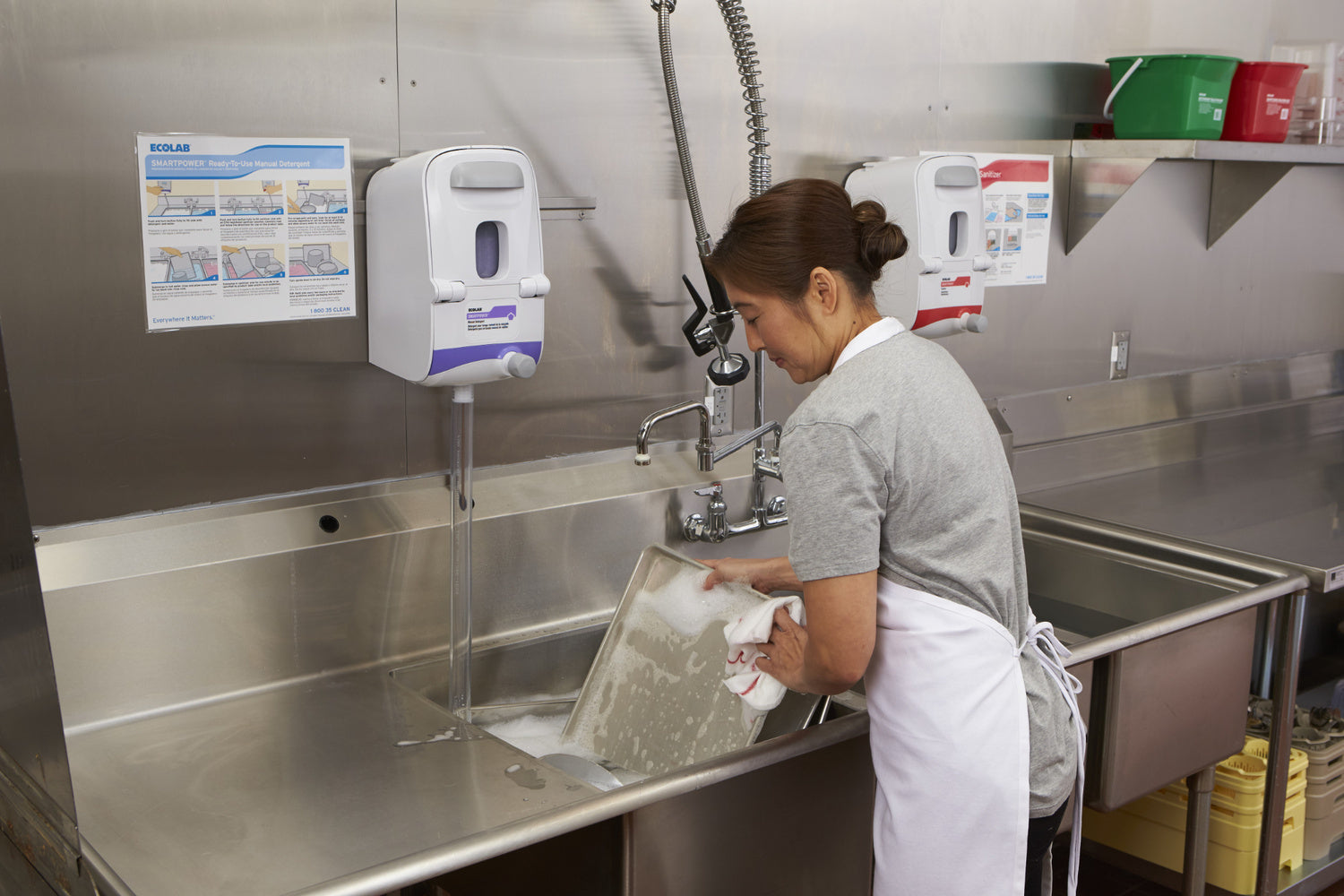 Detergent Pre-Soak Smartpower Cut - 3 x 4 lb - Ecolab - Packaging and Accessories - Restaurant Supplies and Equipment - Canadian Distribution-0