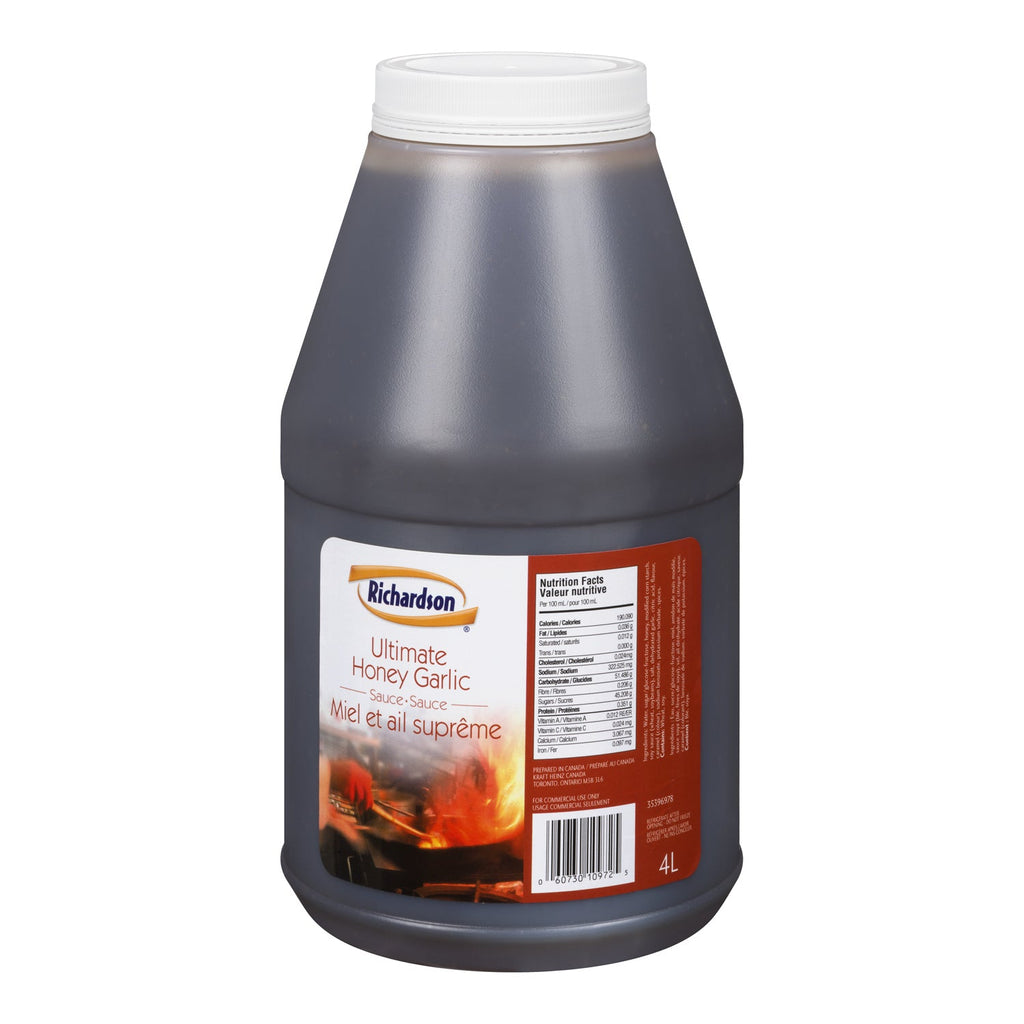Sauce Honey Garlic Ultimate - 2 x 4 L - Richardson - Restaurant and Foodservice Ingredients - Canadian Distribution-0