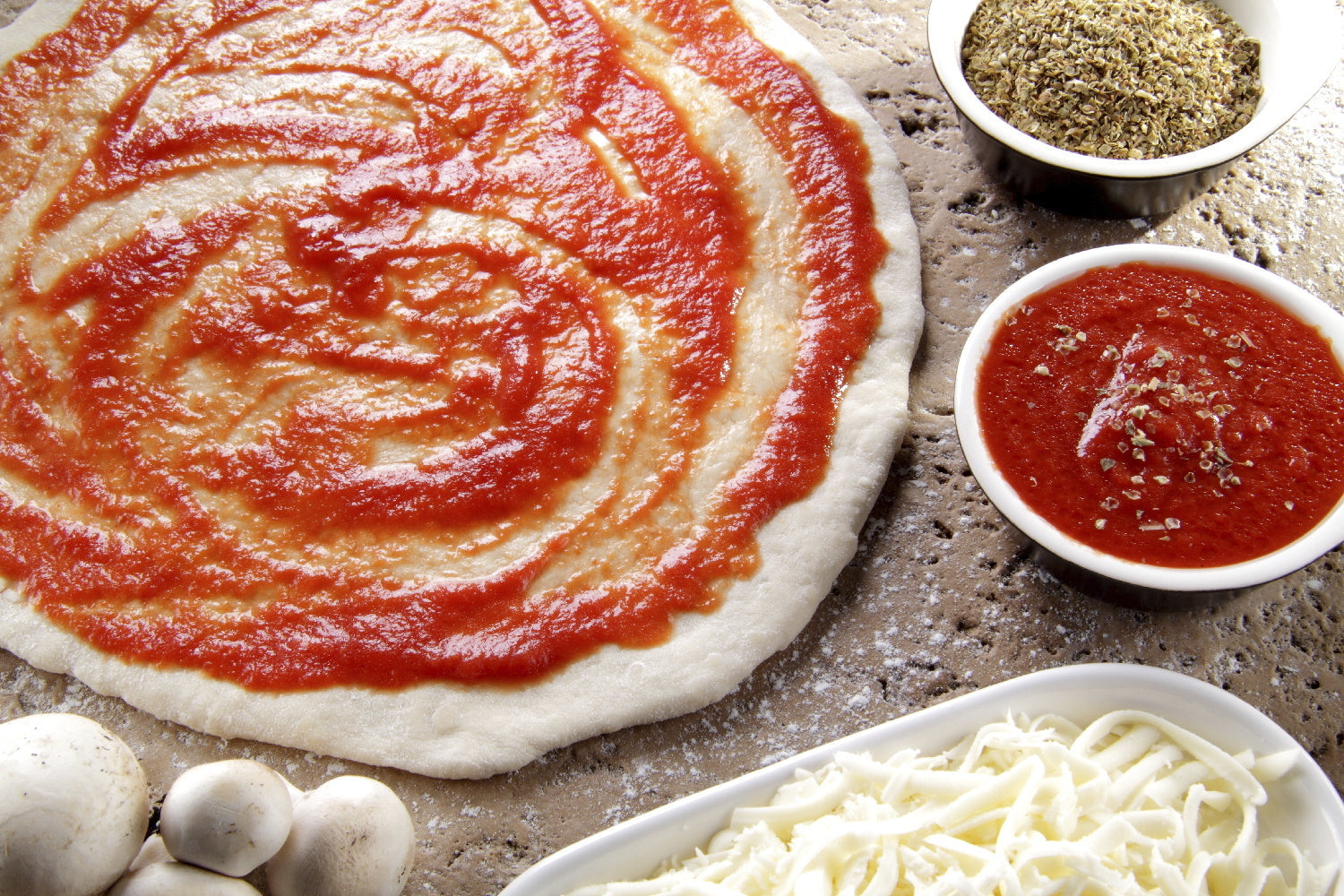 Sauce Pizza Fully Prepared Pouch - 6 x 107 oz - Old California - Restaurant and Foodservice Ingredients - Canadian Distribution-4