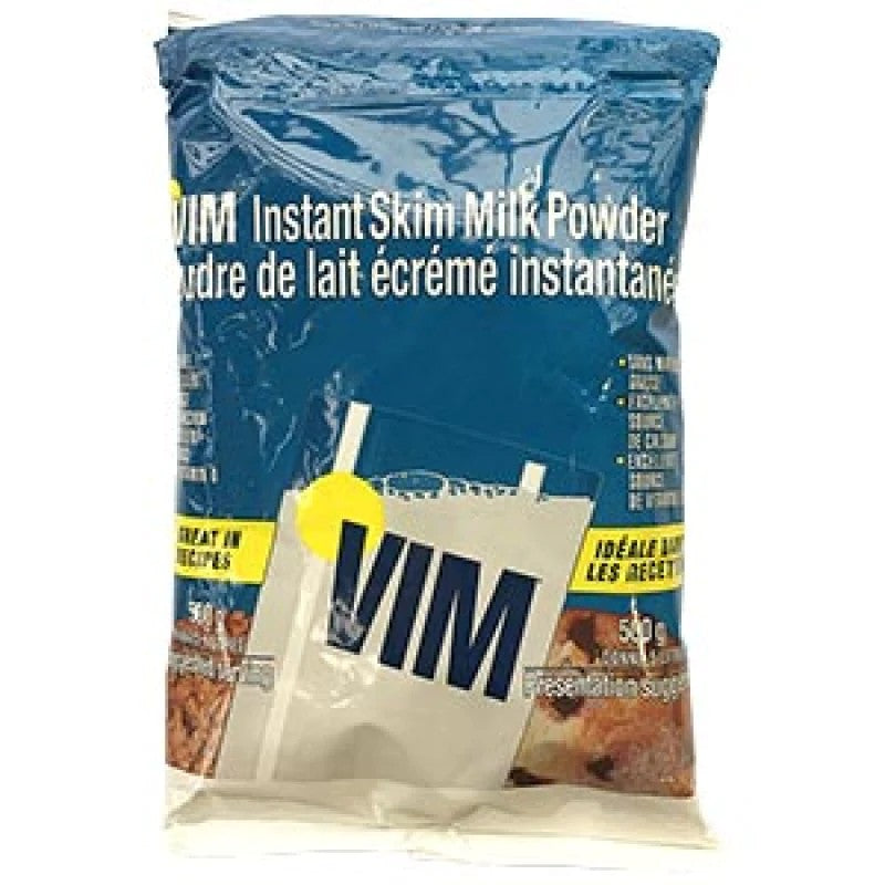 Instant Skim Milk Powder - Vim - 12 x 500 grams / Case-2